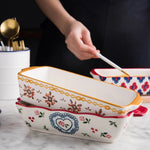 Decorative Ceramic Baking Dish