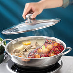 2 Sided Stainless Steel Hotpot