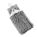 Fun Chenille Animal Hand Towels