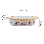 Decorative Ceramic Baking Dish