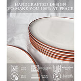 Mora Ceramic Dinner Plates Set