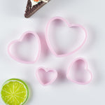 4Pcs Heart Shape Cookie Cutter