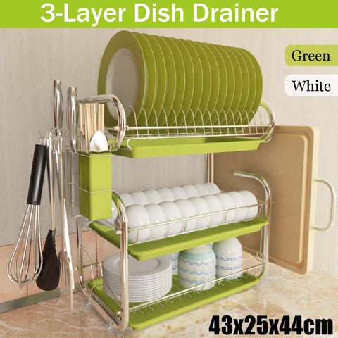 3 Tiers Dish Drainer