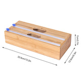 2 in 1 Bamboo Organizer with Cutters