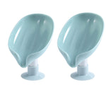 Leaf & Oval Shaped Sponge & Soap Holder