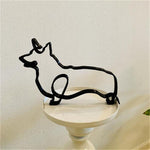 Decorative Miniature Dog and Cat Sculpture