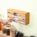 2 in 1 Bamboo Organizer with Cutters