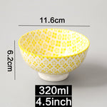 Japanese and Wind 4.5-inch Ceramic Bowl