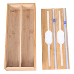 2 in 1 Bamboo Organizer with Cutters