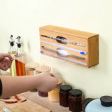 2 in 1 Bamboo Organizer with Cutters