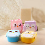 Cartoon Owl Lunch Box