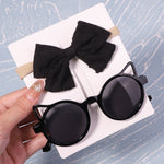 2Pcs/Pack Vintage Headband and Sunglasses