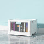 Transparent Double Door Folding Storage Boxes