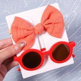 2Pcs/Pack Vintage Headband and Sunglasses