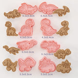 8 Pcs/set Dinosaur Cookie Cutters