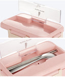 Microwave Pastel Lunch Box with Spoon