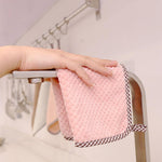 Trimmed Pastel Dish Cloths