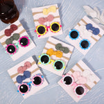 2Pcs/Pack Vintage Headband and Sunglasses