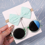 2Pcs/Pack Vintage Headband and Sunglasses