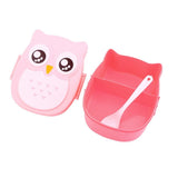 Cartoon Owl Lunch Box