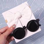 2Pcs/Pack Vintage Headband and Sunglasses