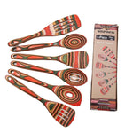 Pakkawood Wooden Kitchen Utensils Set