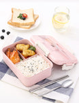 Microwave Pastel Lunch Box with Spoon