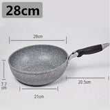 Stoneware Non-stick Frying Pan With Lid