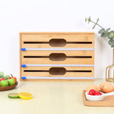 3-in-1 Bamboo Organizers With Cutters